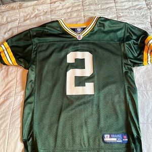 Home Packers Jersey with Fitted Sleeves - Mason Crosby - Youth XL